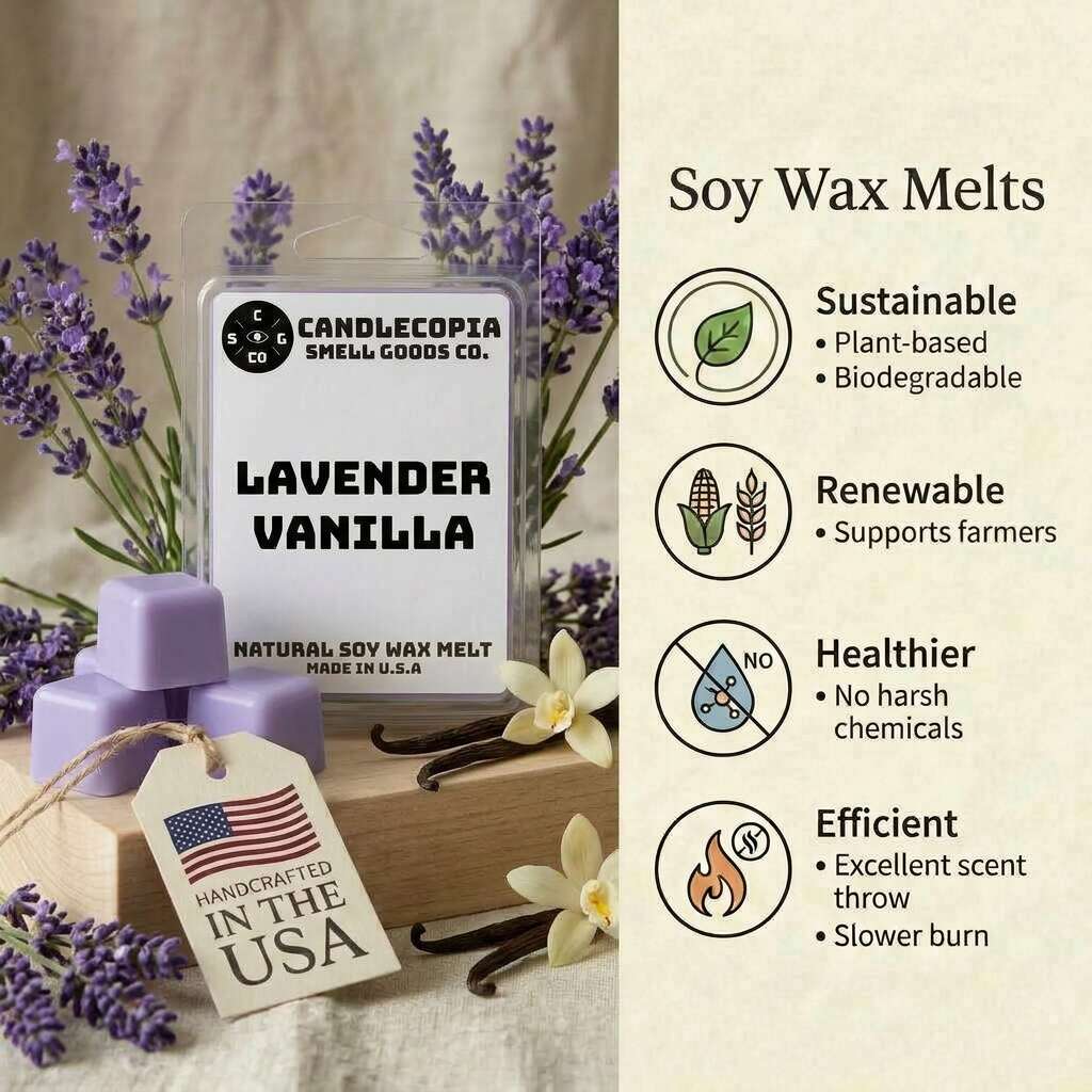 Lavender Vanilla Wax Melts by Candlecopia®, 2 Pack - Image 3