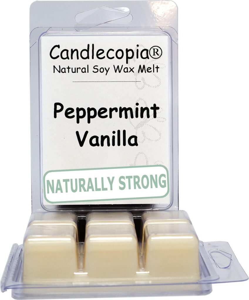 Peppermint Vanilla Wax Melts by Candlecopia®, 2 Pack