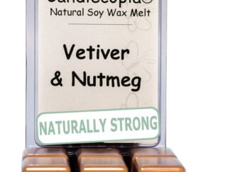 Vetiver & Nutmeg Wax Melts by Candlecopia®, 2 Pack